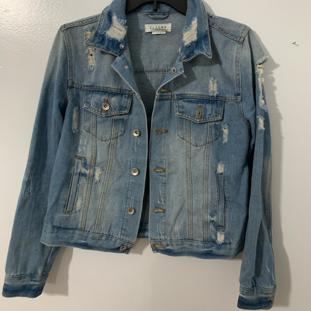 ripped jean jacket